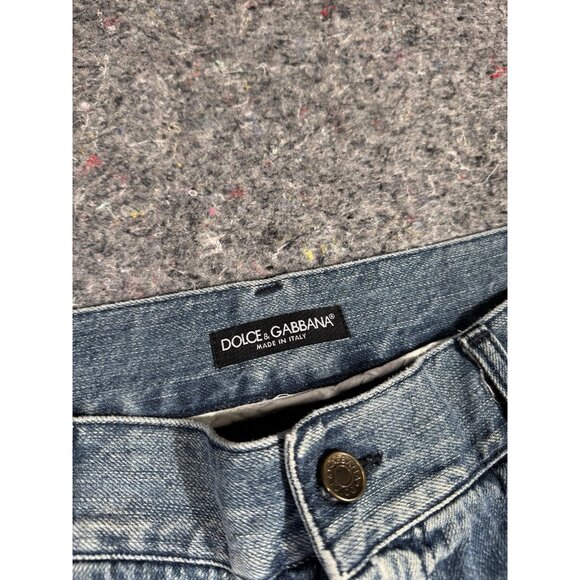 Vintage D&G Dolce Gabbana Jeans Made in Italy Men's Size L / 100% Cotton - Picture 4 of 9
